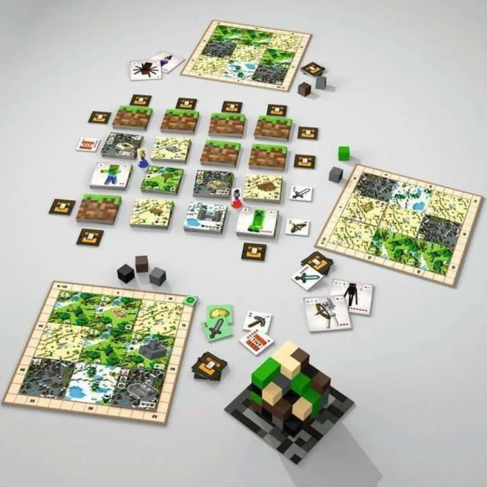 NEW Ravensburger Minecraft Board Game Builders & Biomes Strategy Game Ni…